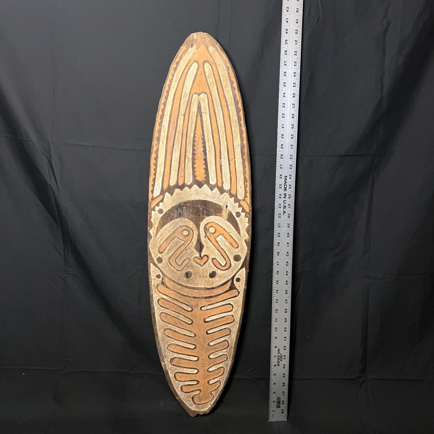 39" Papuan Gulf Ancestral Spirit Gope Board | Urama Island, Papua New Guinea | Ron Perry Provenance