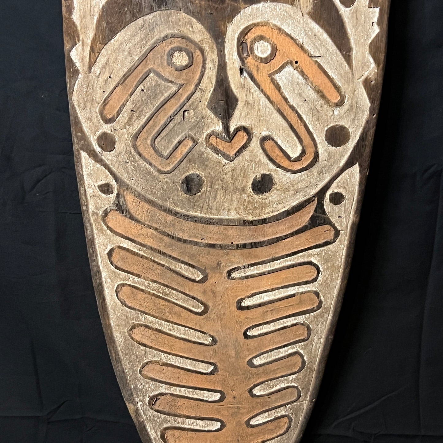 39" Papuan Gulf Ancestral Spirit Gope Board | Urama Island, Papua New Guinea | Ron Perry Provenance