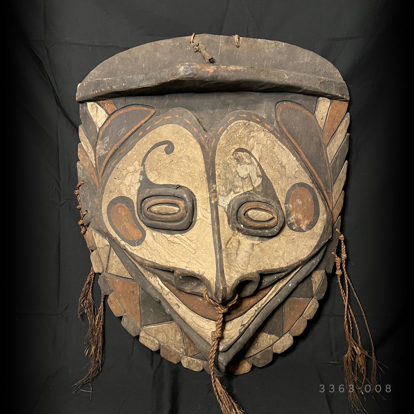 29" Middle Sepik River Wooden Spirit Mask | Papua New Guinea | Ron Perry Provenance