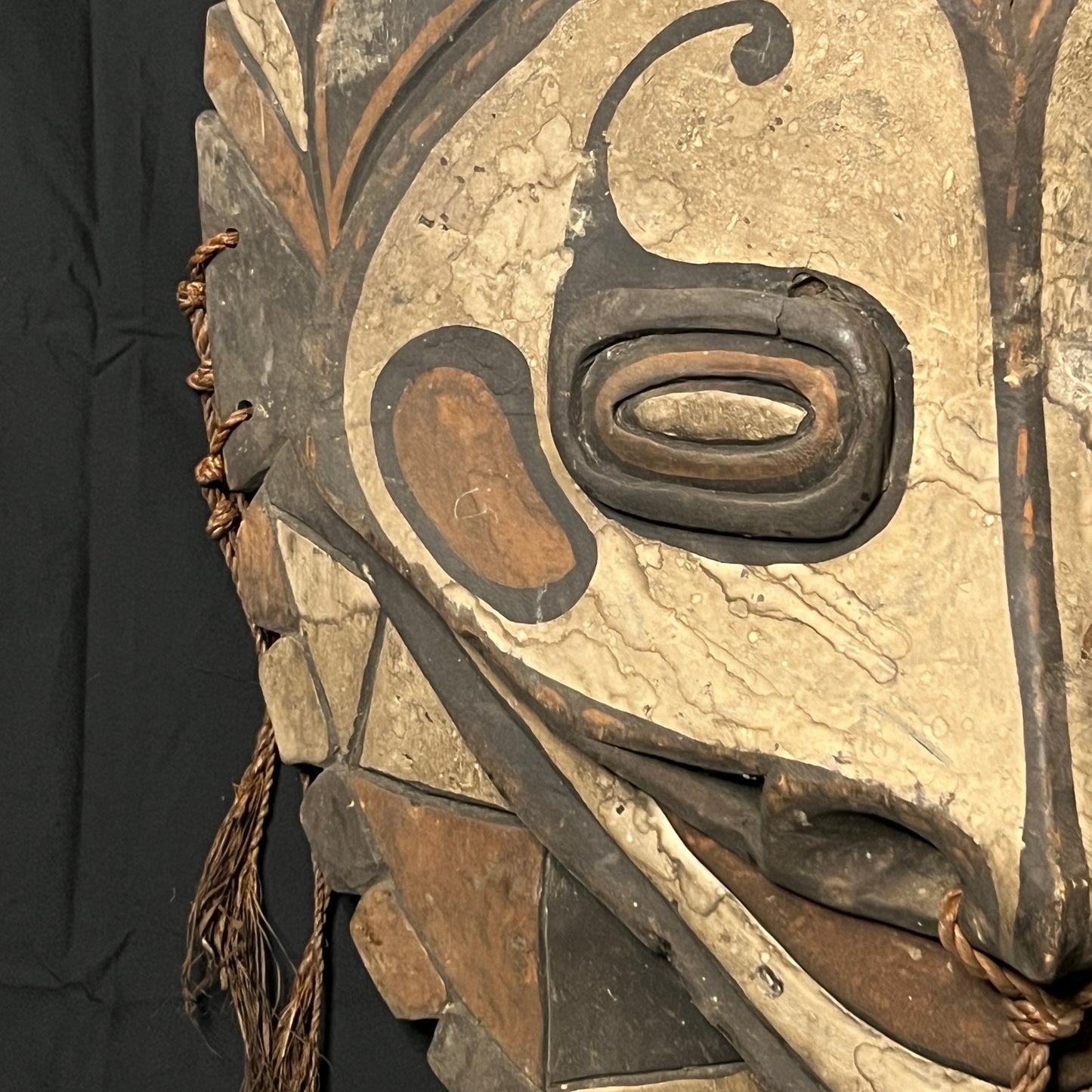 29" Middle Sepik River Wooden Spirit Mask | Papua New Guinea | Ron Perry Provenance