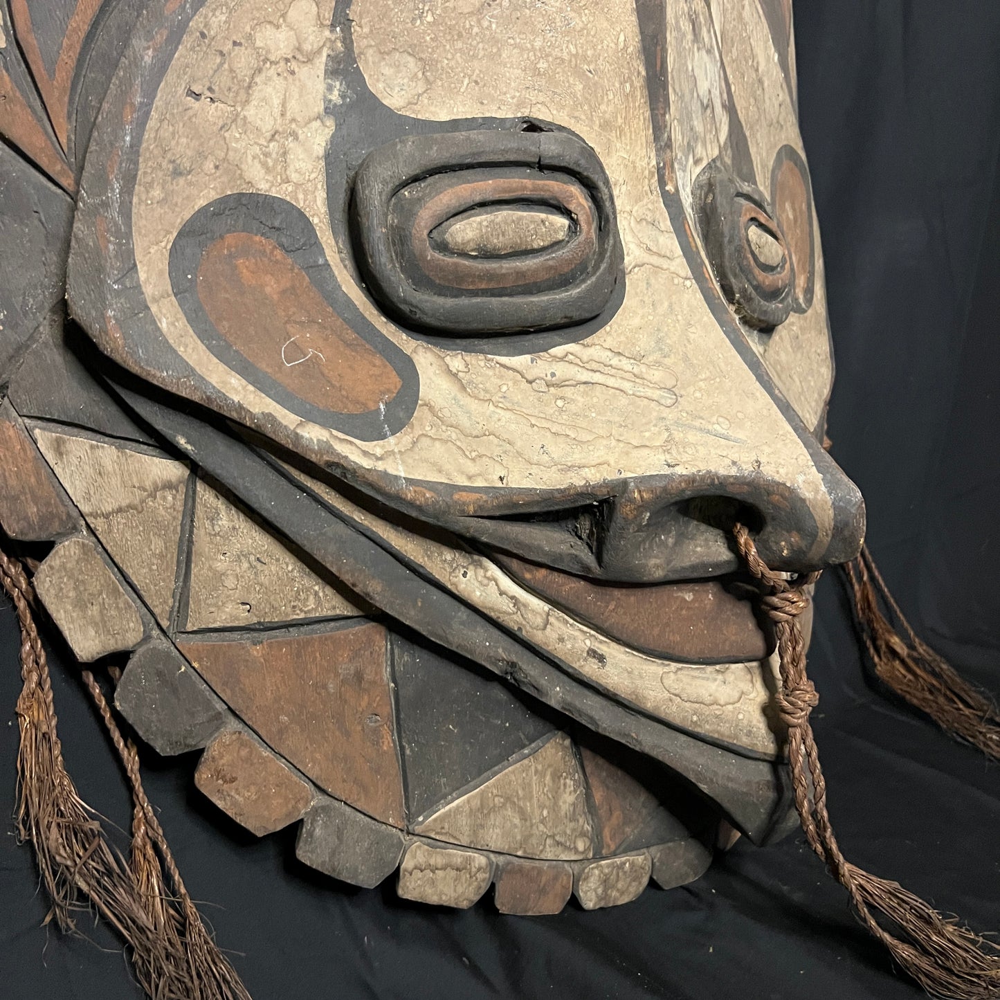 29" Middle Sepik River Wooden Spirit Mask | Papua New Guinea | Ron Perry Provenance