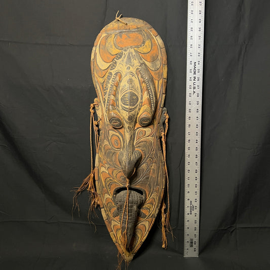 32" Sepik River Ancestral Mask | Tambanum Village, Iatmul, Papua New Guinea | Ron Perry Provenance
