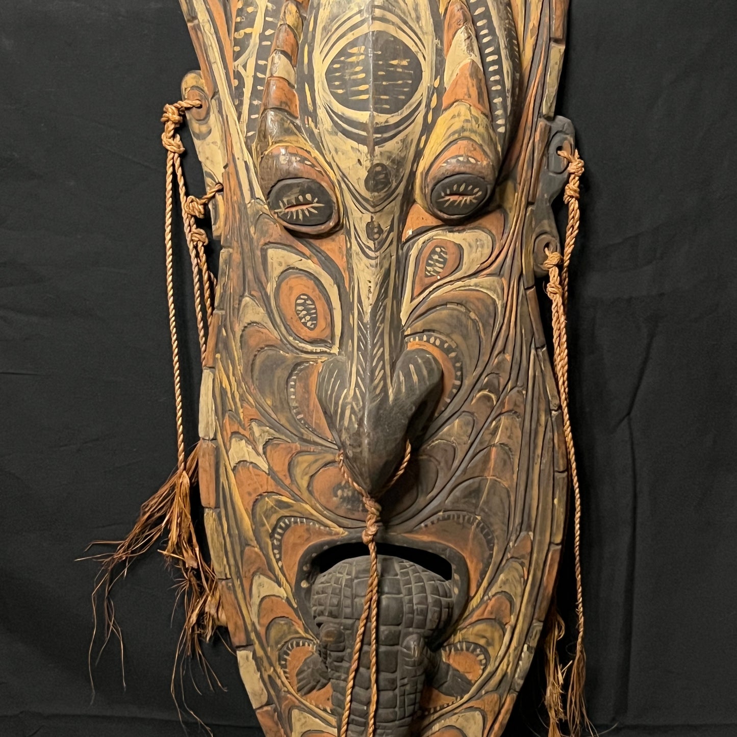 32" Sepik River Ancestral Mask | Tambanum Village, Iatmul, Papua New Guinea | Ron Perry Provenance