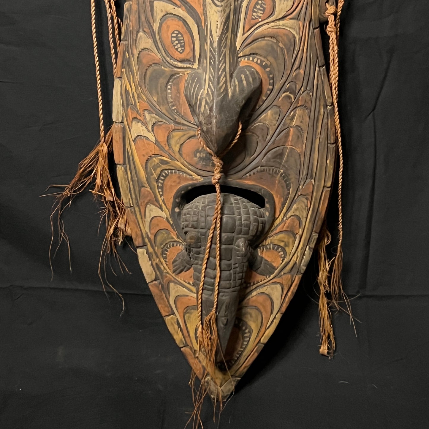 32" Sepik River Ancestral Mask | Tambanum Village, Iatmul, Papua New Guinea | Ron Perry Provenance