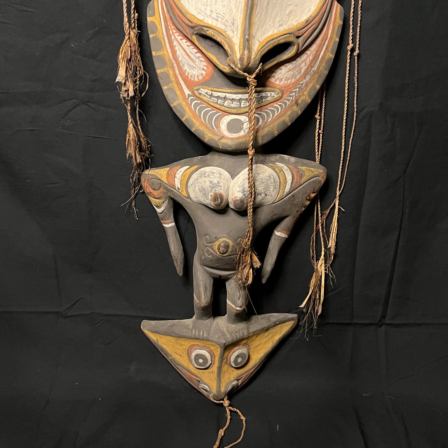 40" Sepik River Ancestral Food Suspension Hook | Iatmul, Papua New Guinea | Ron Perry Provenance