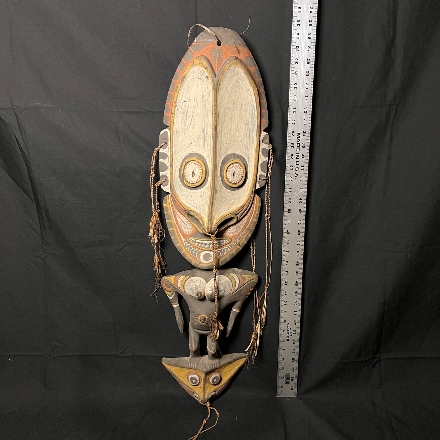40" Sepik River Ancestral Food Suspension Hook | Iatmul, Papua New Guinea | Ron Perry Provenance