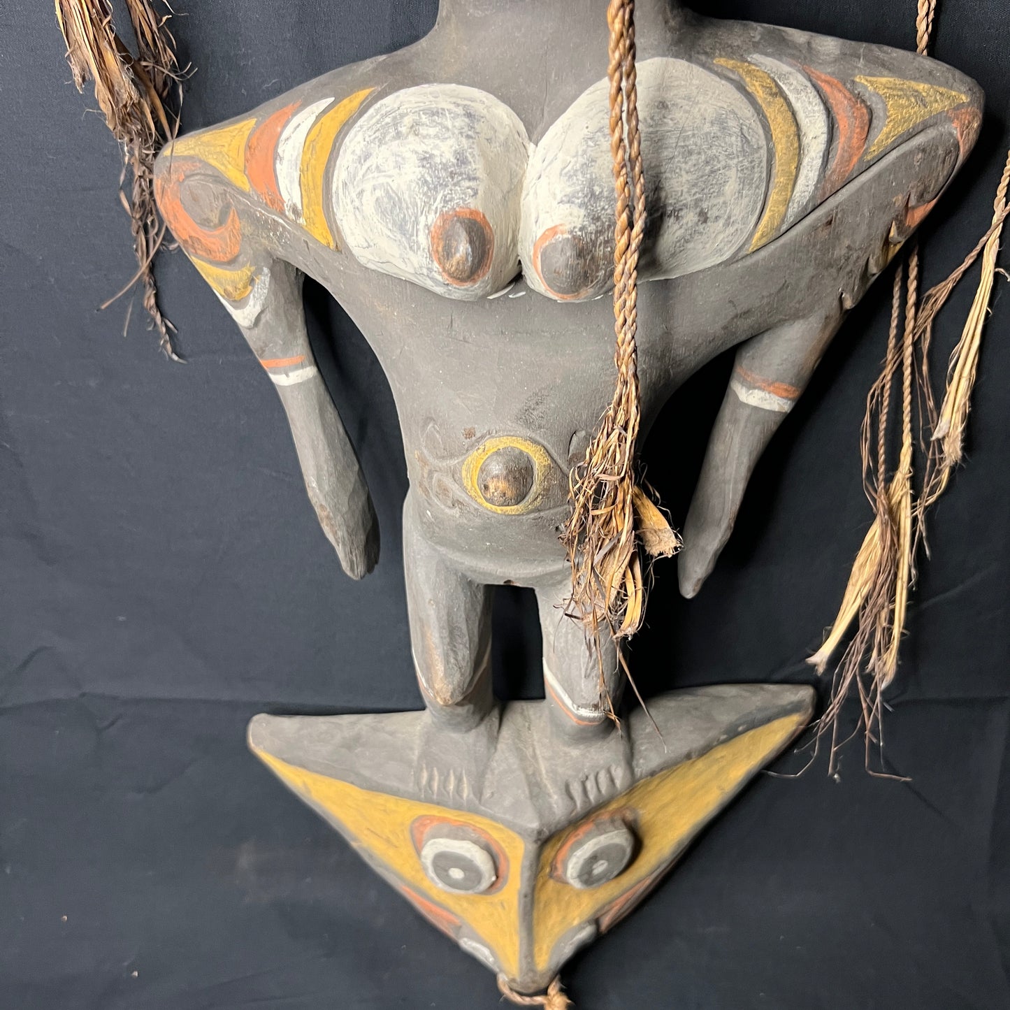 40" Sepik River Ancestral Food Suspension Hook | Iatmul, Papua New Guinea | Ron Perry Provenance