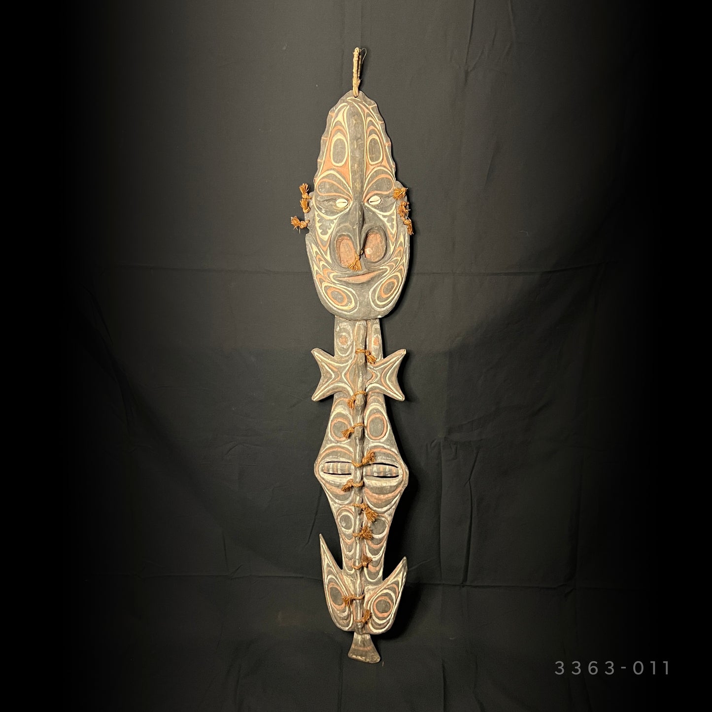 40" Blackwater River Ancestral Food Suspension Hook | Iatmul, Papua New Guinea | Ron Perry Provenance