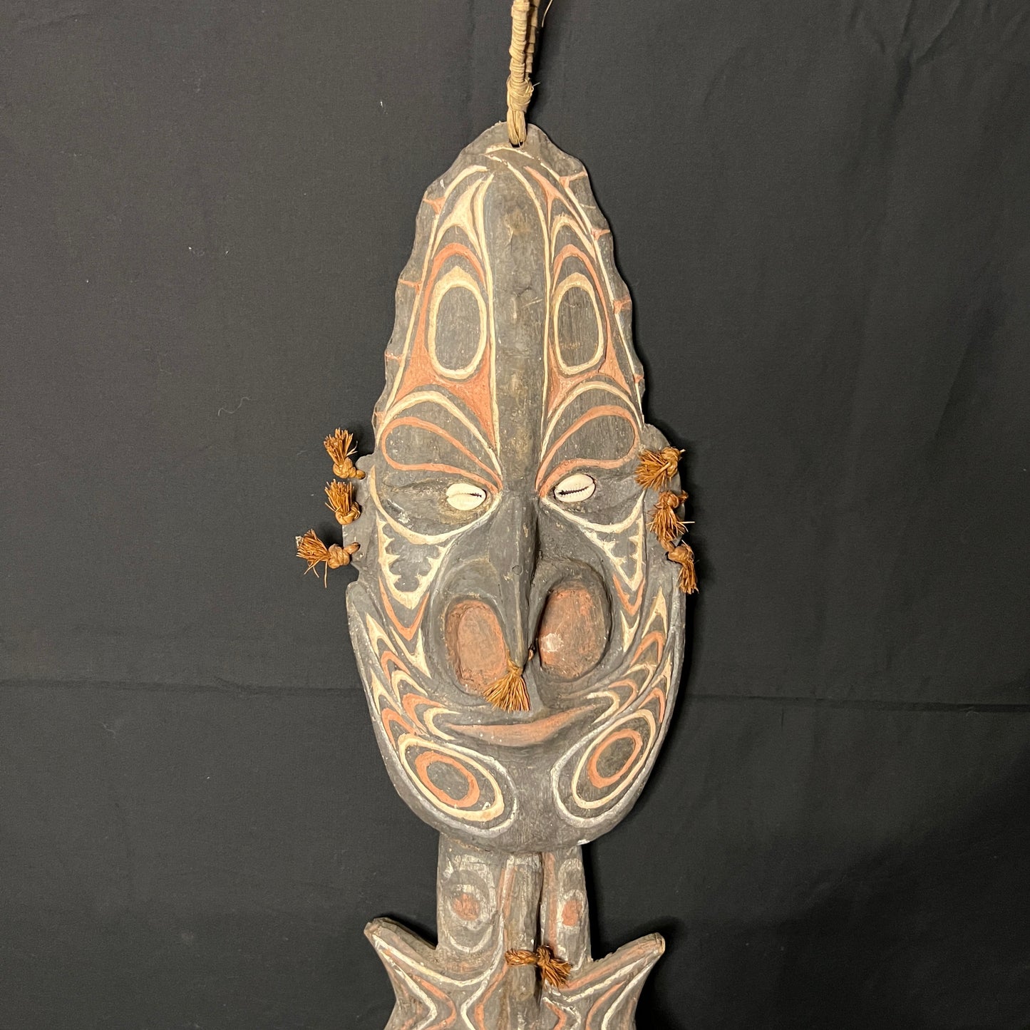 40" Blackwater River Ancestral Food Suspension Hook | Iatmul, Papua New Guinea | Ron Perry Provenance