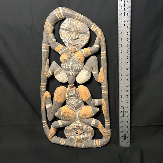 25" Sepik River Ancestral Fertility Plaque (Yamuk) | Iatmul, Papua New Guinea | Ron Perry Provenance