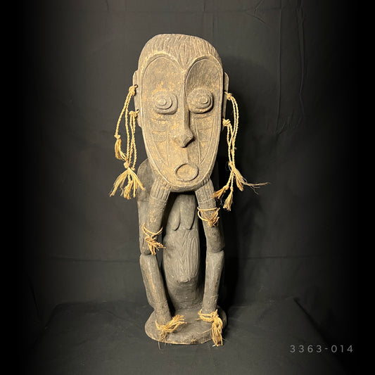 21" Sepik River Ancestor Sculpture (Awan / Village Cult Figure) | Papua New Guinea | Ron Perry Provenance