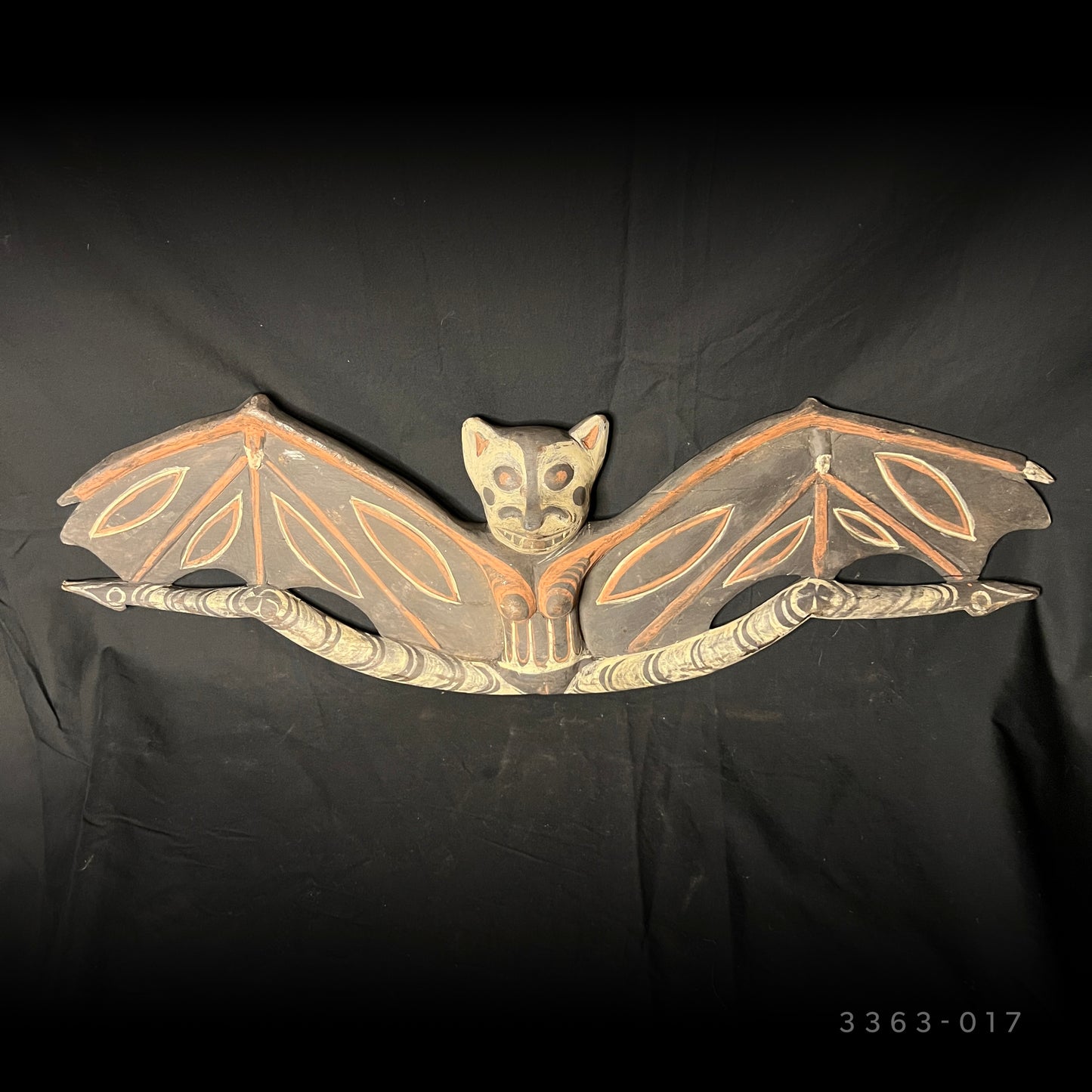 25" Sepik River Ancestral Bat Figure Carving | Papua New Guinea | Ron Perry Provenance