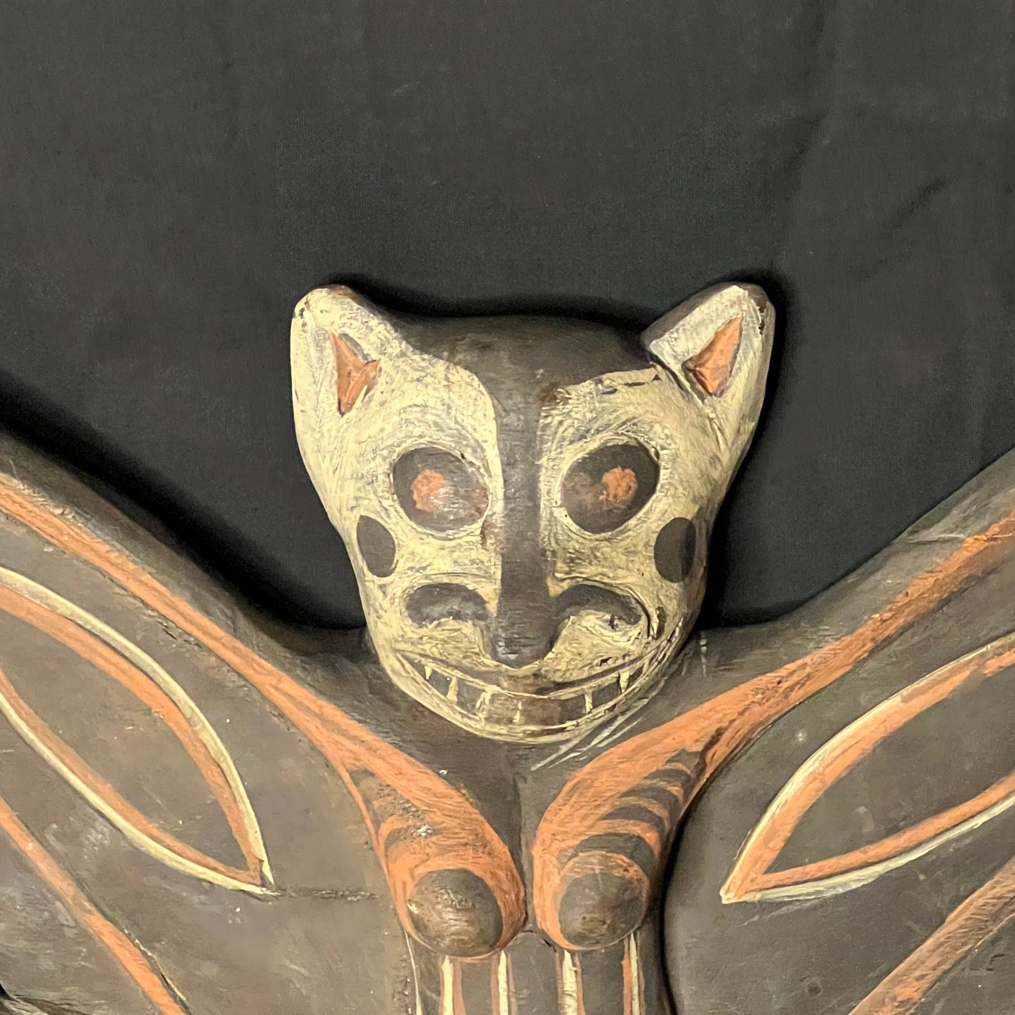 25" Sepik River Ancestral Bat Figure Carving | Papua New Guinea | Ron Perry Provenance