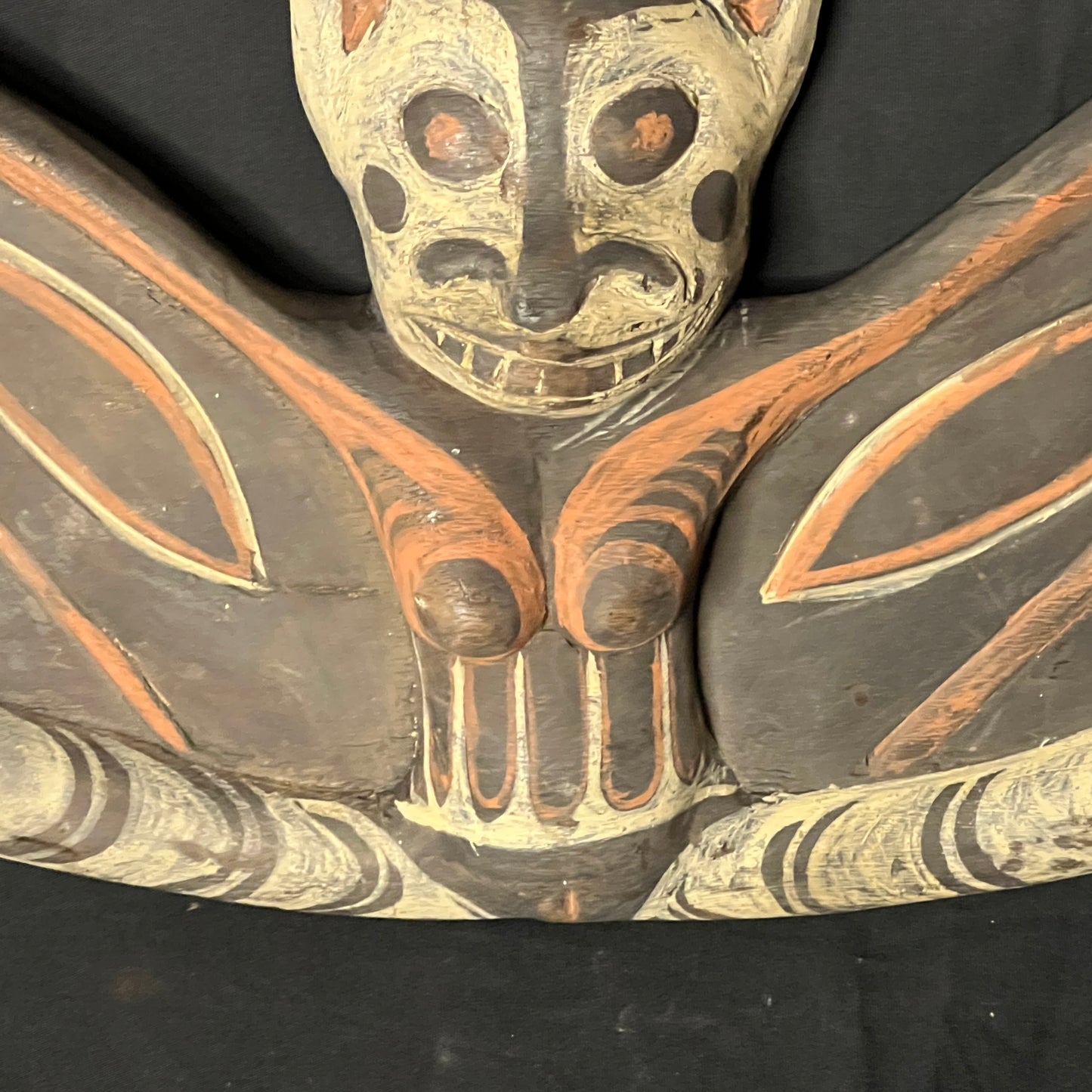 25" Sepik River Ancestral Bat Figure Carving | Papua New Guinea | Ron Perry Provenance