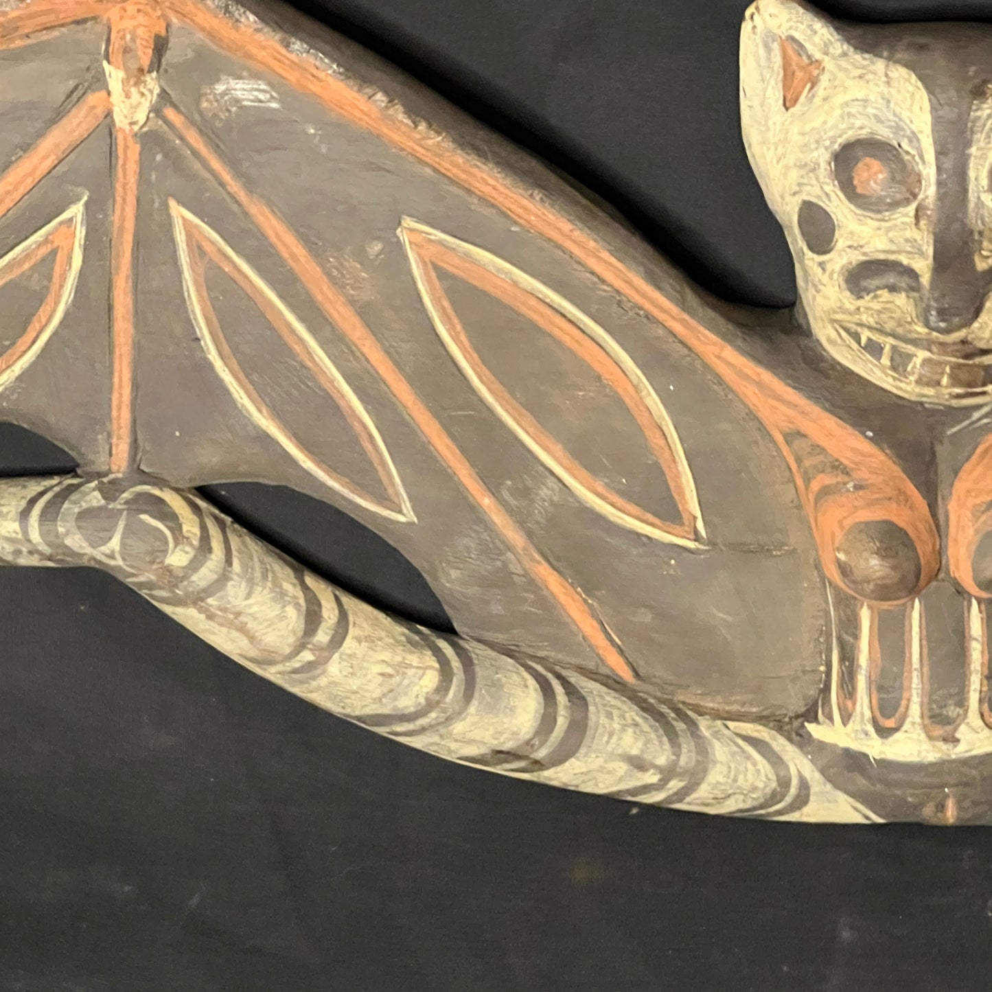 25" Sepik River Ancestral Bat Figure Carving | Papua New Guinea | Ron Perry Provenance
