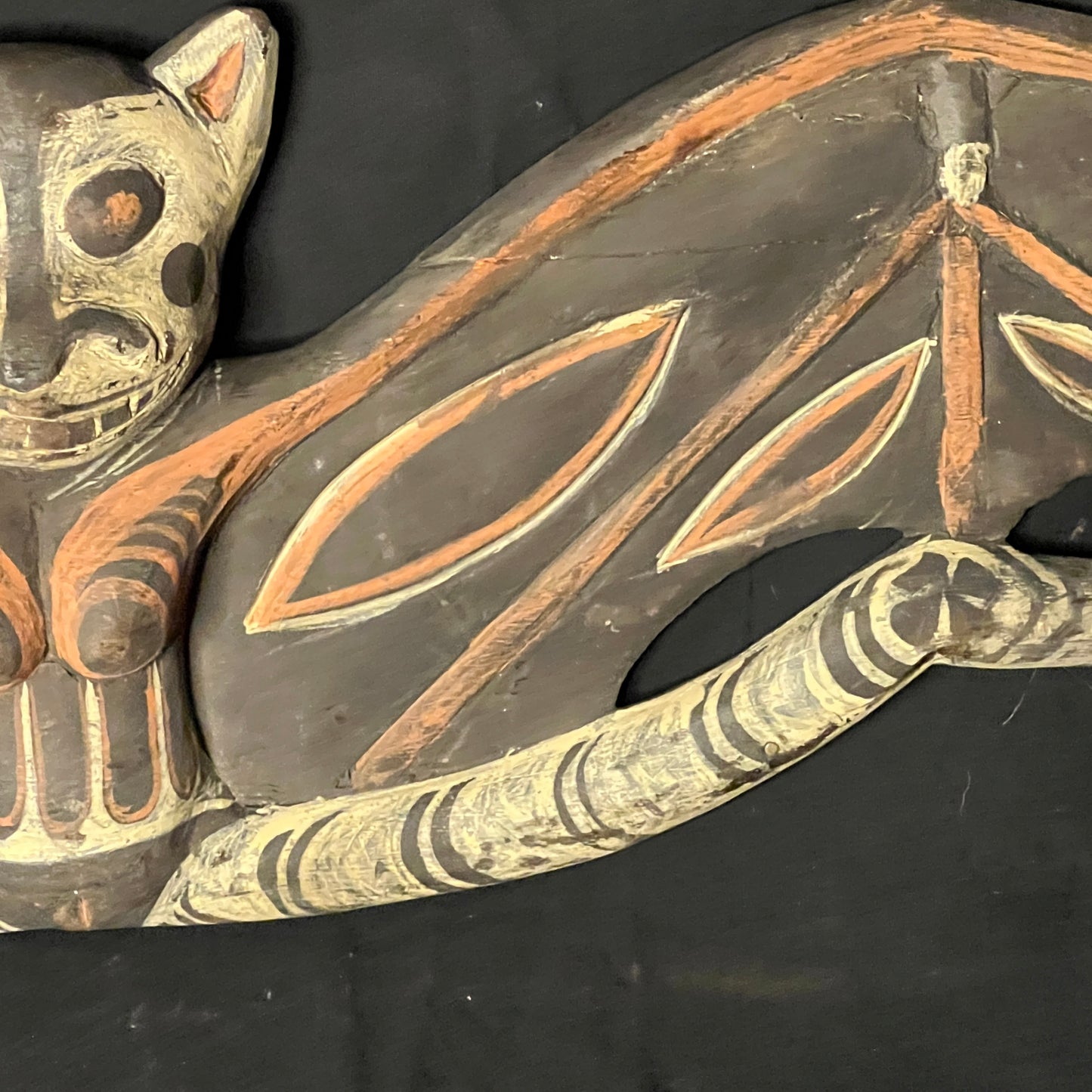 25" Sepik River Ancestral Bat Figure Carving | Papua New Guinea | Ron Perry Provenance