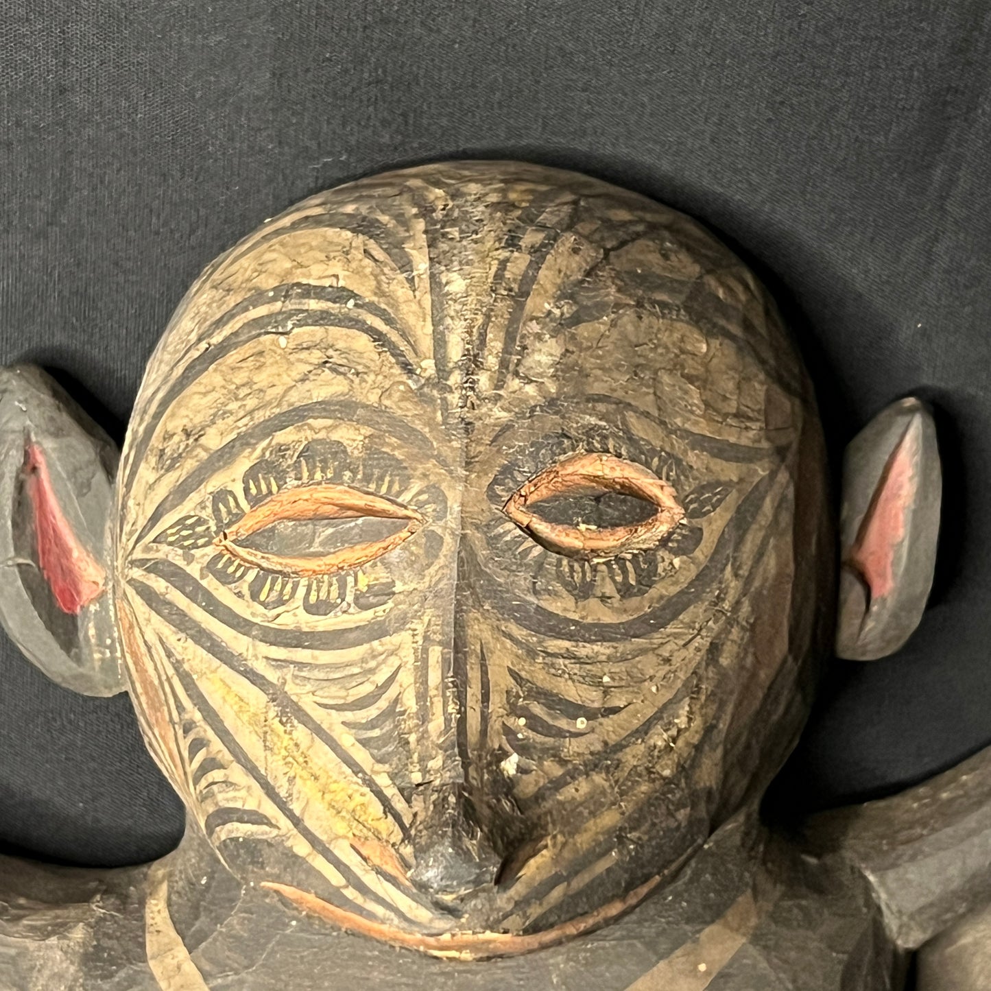 23" Sepik River Ancestral Bat Figure Carving | Papua New Guinea | Ron Perry Provenance