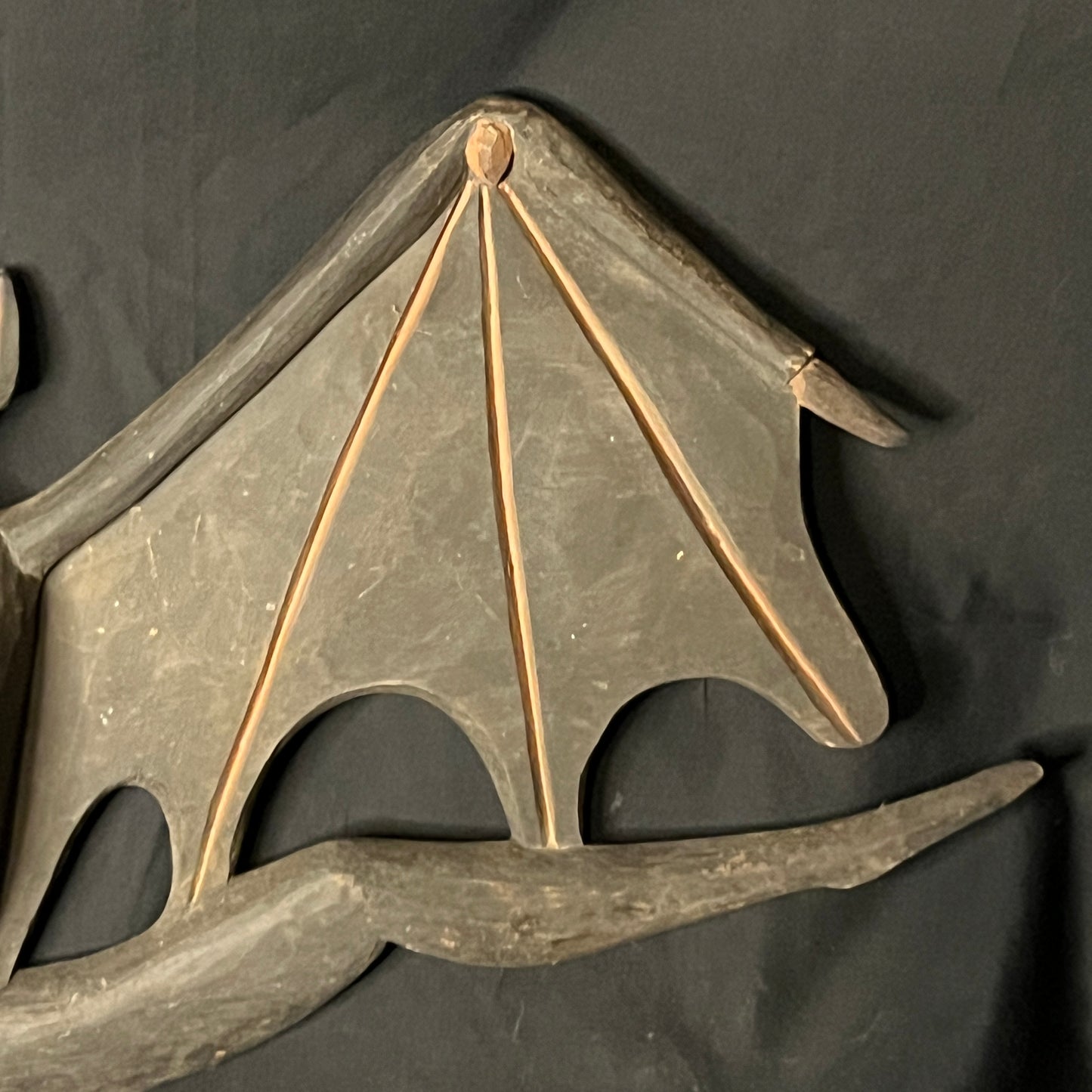 23" Sepik River Ancestral Bat Figure Carving | Papua New Guinea | Ron Perry Provenance
