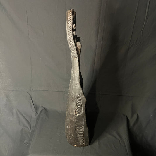 26" Sepik River Ancestral Crocodile Canoe Prow | Papua New Guinea | Ron Perry Provenance