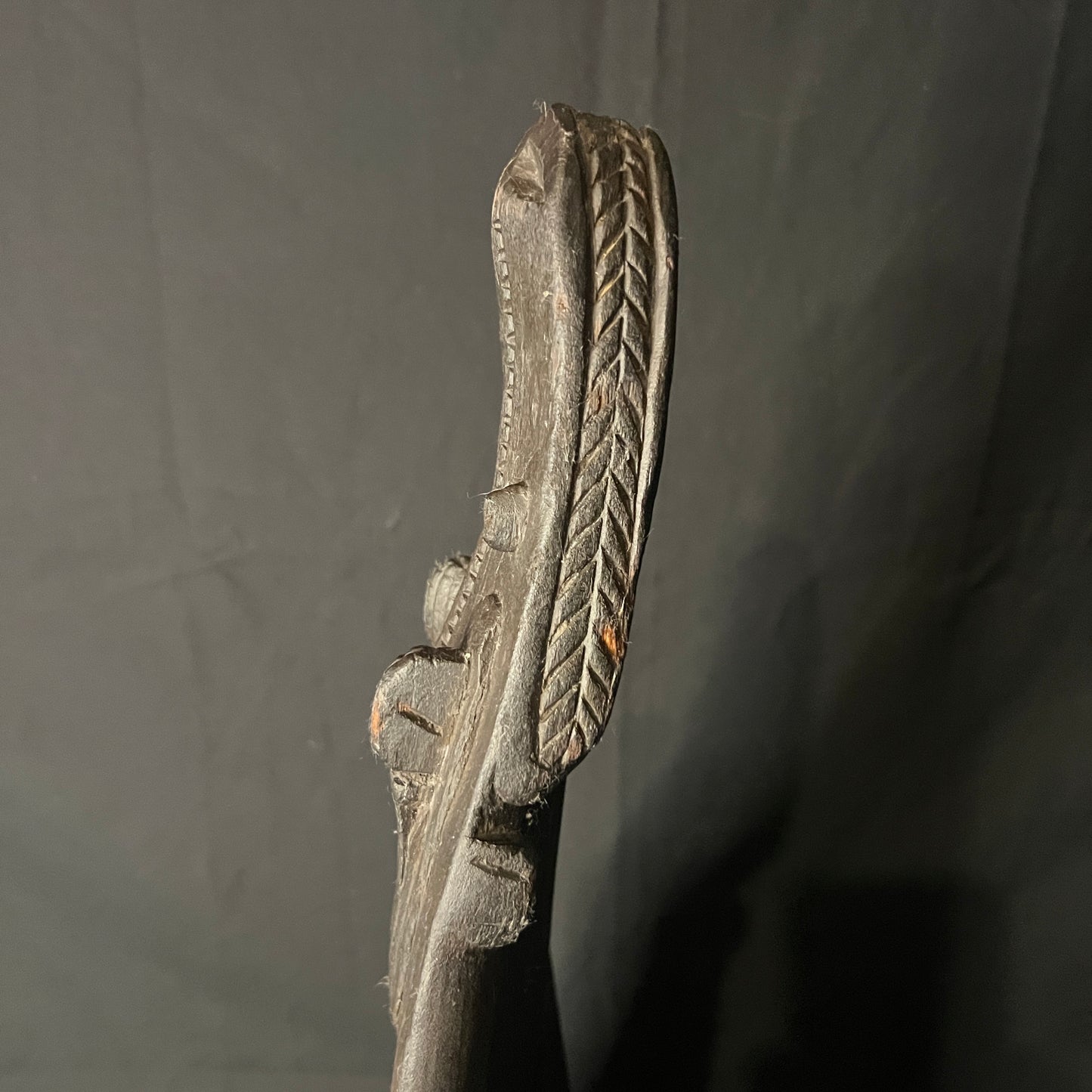 26" Sepik River Ancestral Crocodile Canoe Prow | Papua New Guinea | Ron Perry Provenance