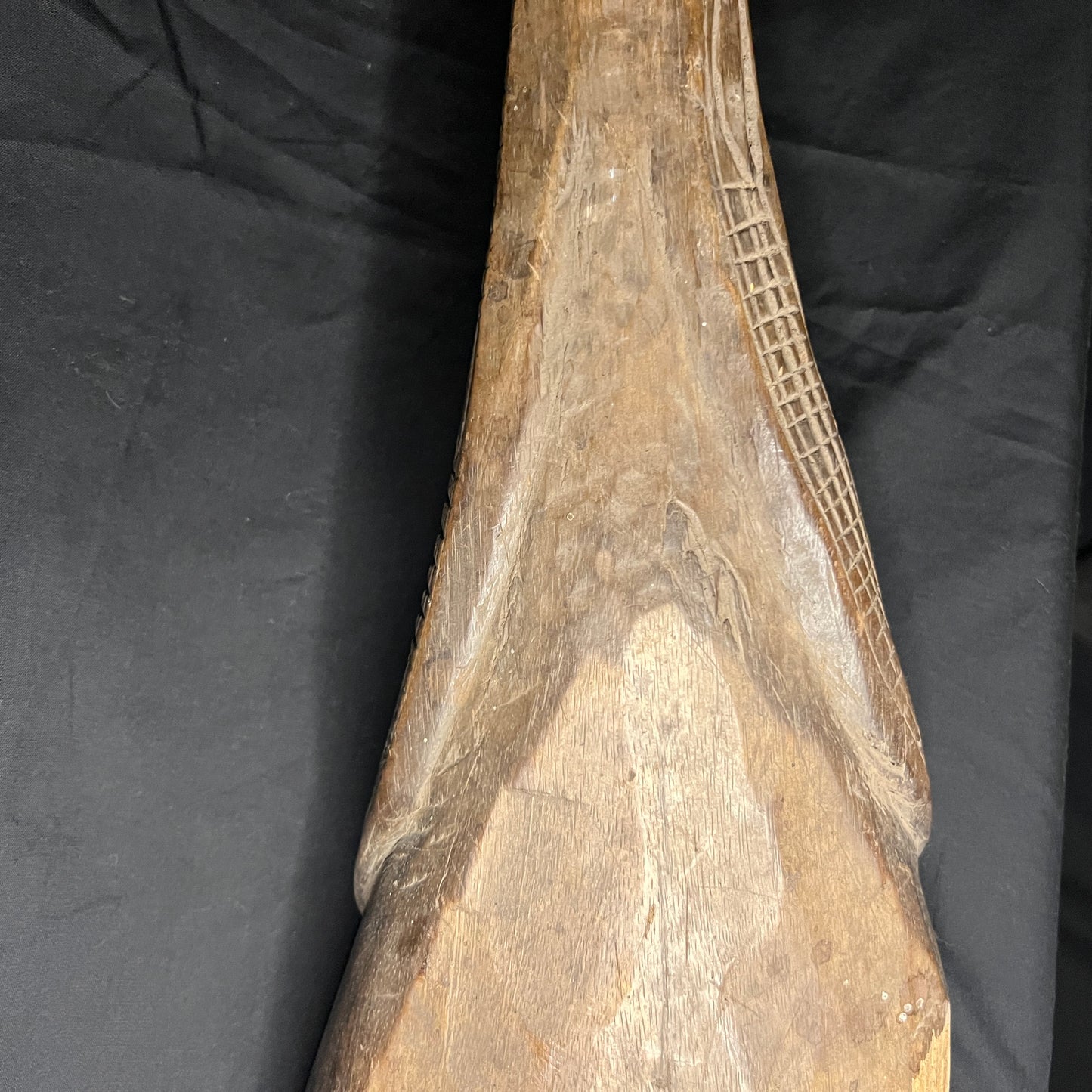 24" Sepik River Crocodile Canoe Prow Ornament | Iatmul, Papua New Guinea | Ron Perry Provenance