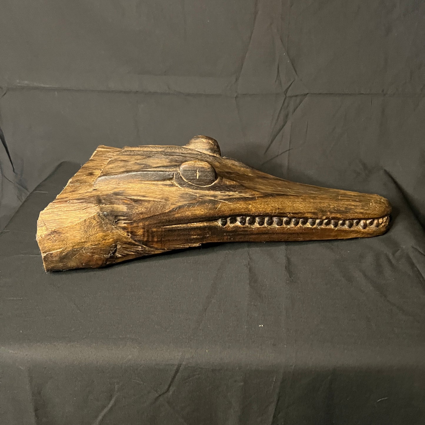 16" Sepik River Crocodile Canoe Prow | Iatmul, Papua New Guinea | Ron Perry Provenance