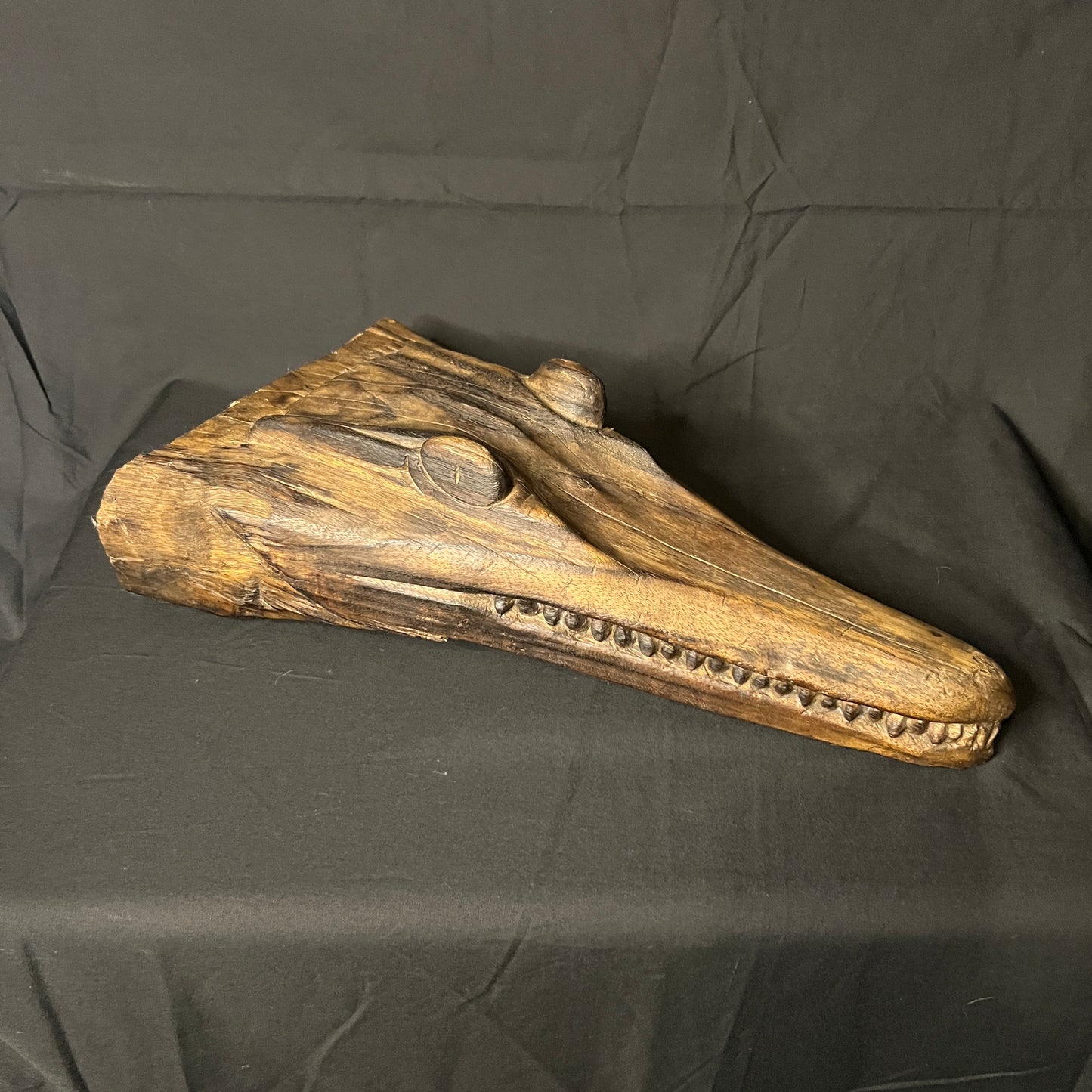 16" Sepik River Crocodile Canoe Prow | Iatmul, Papua New Guinea | Ron Perry Provenance