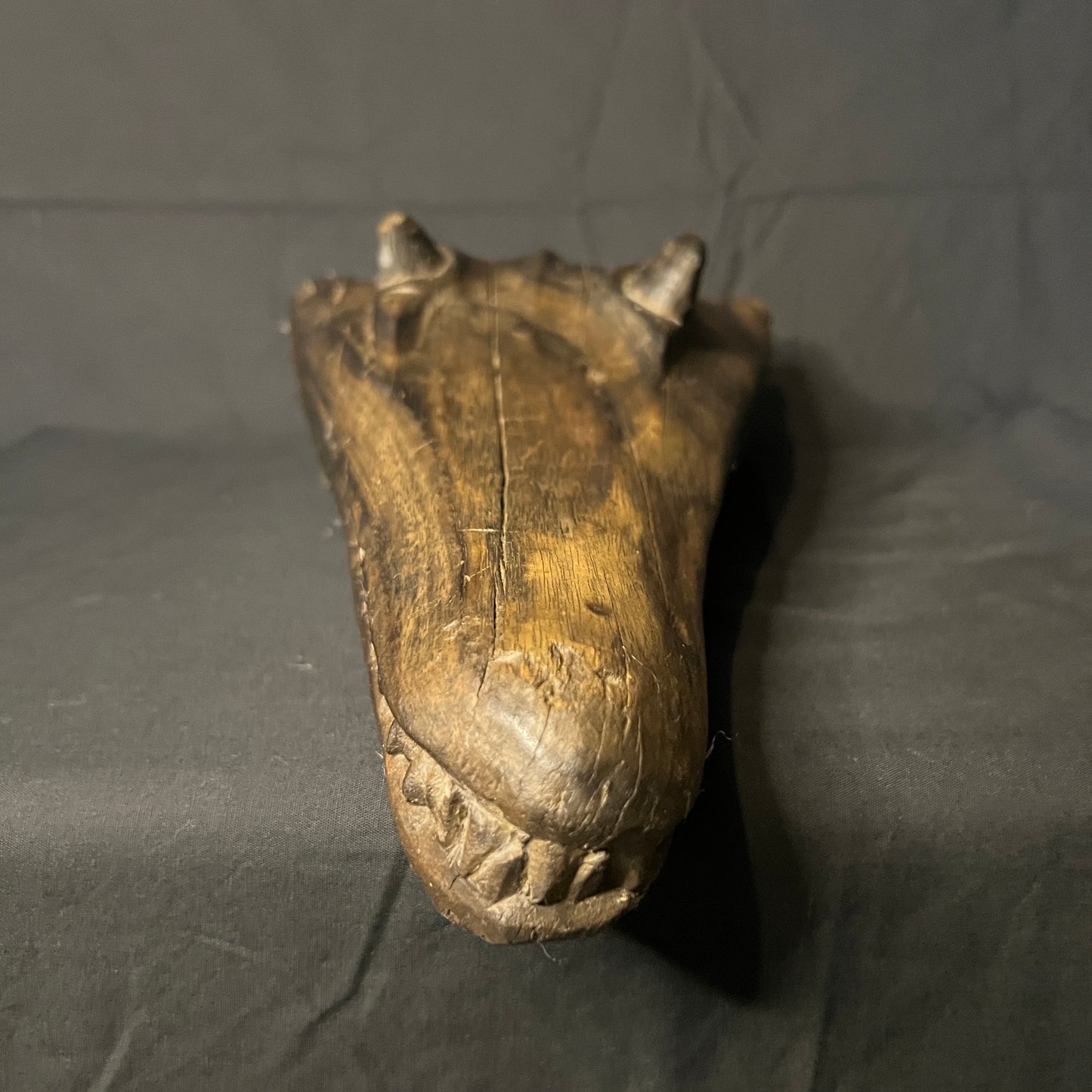 16" Sepik River Crocodile Canoe Prow | Iatmul, Papua New Guinea | Ron Perry Provenance