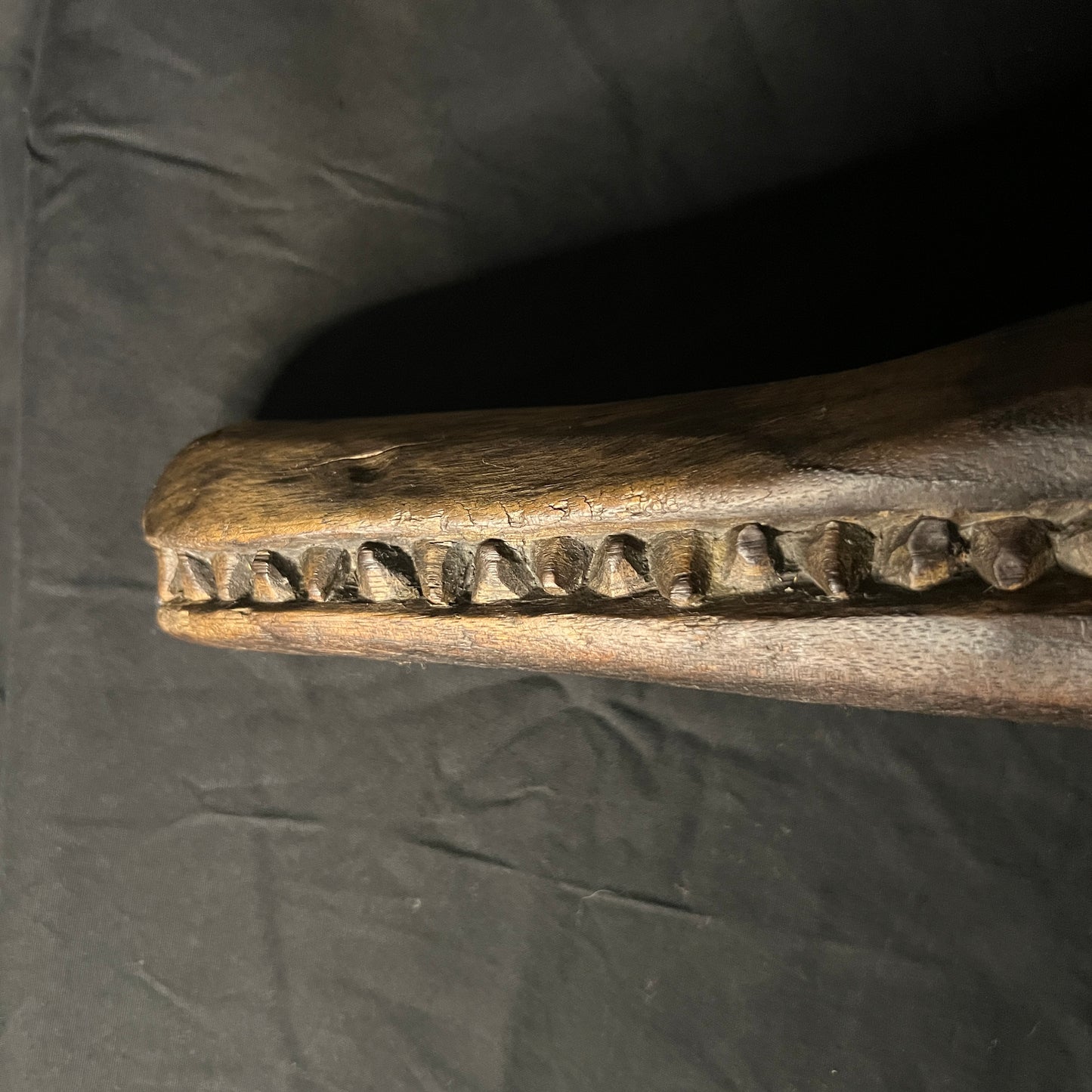 16" Sepik River Crocodile Canoe Prow | Iatmul, Papua New Guinea | Ron Perry Provenance
