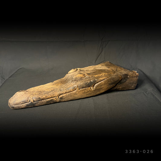 Antique Sepik River Crocodile Canoe Prow | Iatmul, Papua New Guinea | Ron Perry Provenance