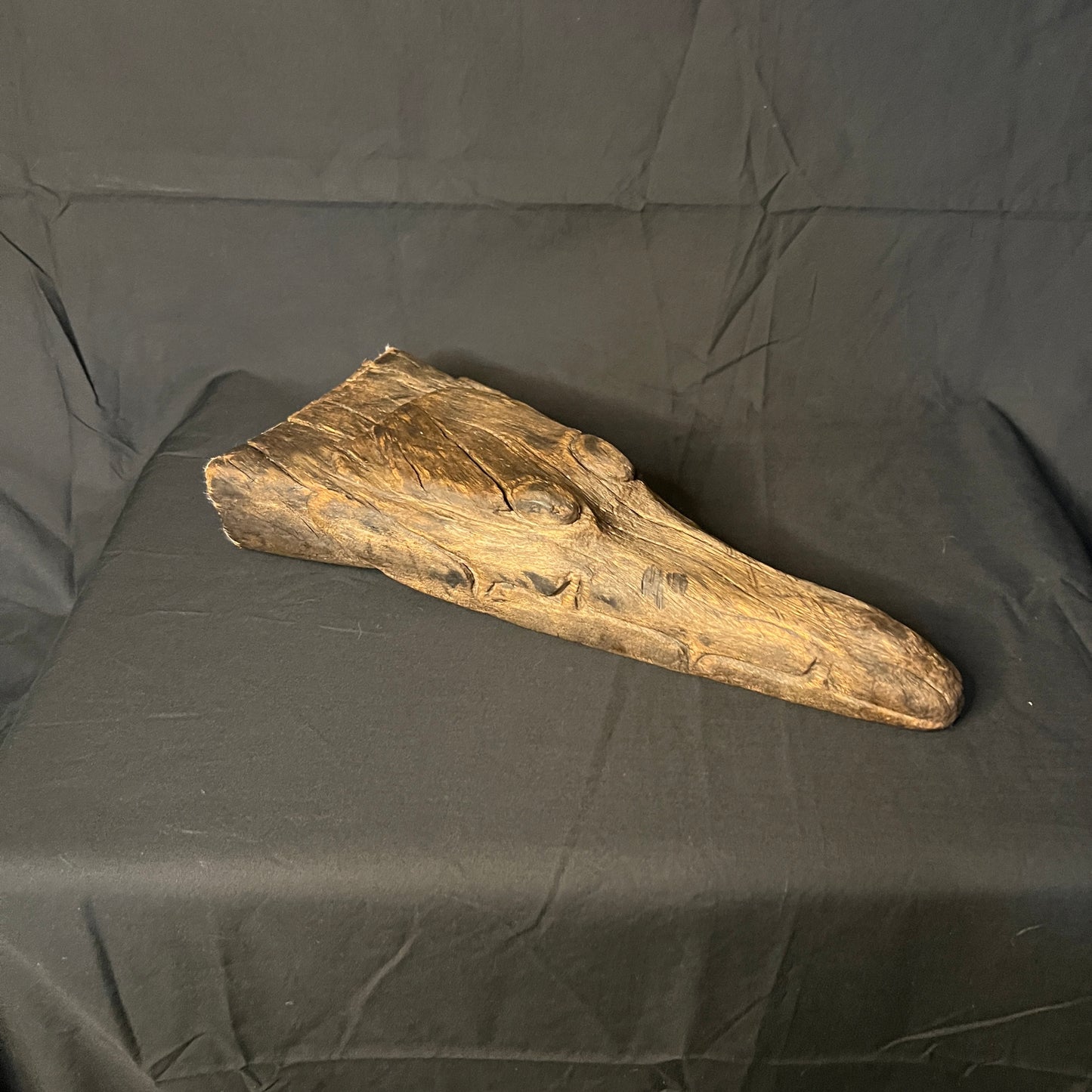 Antique Sepik River Crocodile Canoe Prow | Iatmul, Papua New Guinea | Ron Perry Provenance