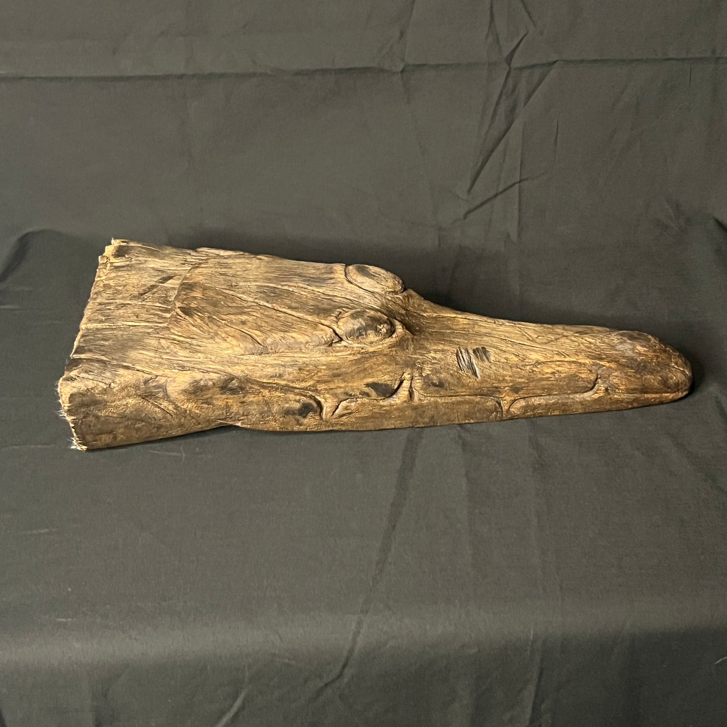 Antique Sepik River Crocodile Canoe Prow | Iatmul, Papua New Guinea | Ron Perry Provenance