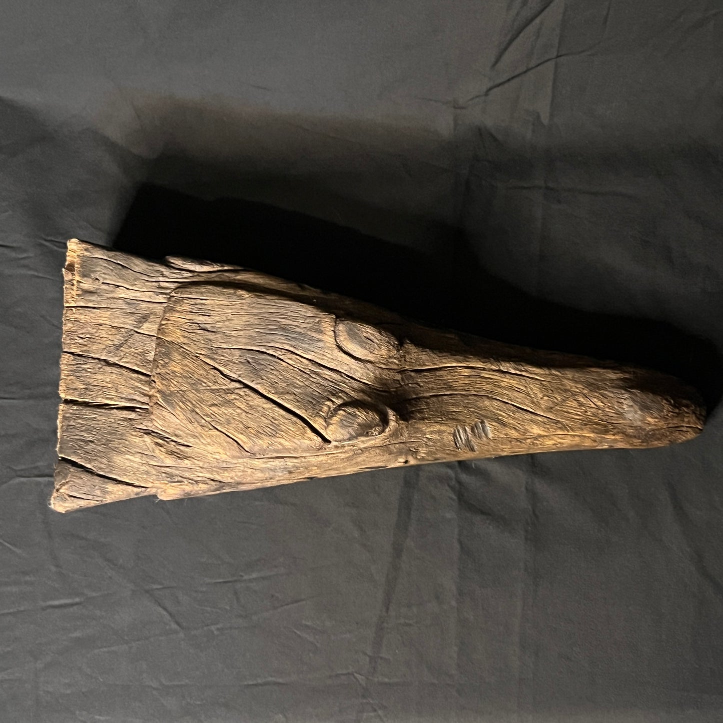 Antique Sepik River Crocodile Canoe Prow | Iatmul, Papua New Guinea | Ron Perry Provenance