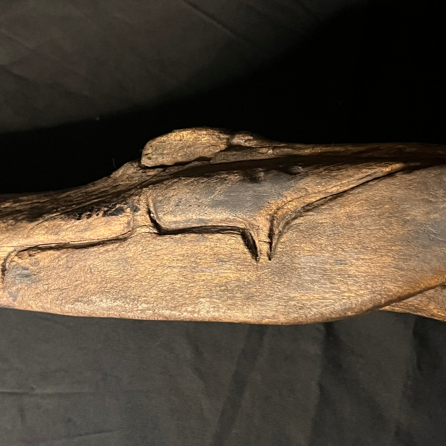 Antique Sepik River Crocodile Canoe Prow | Iatmul, Papua New Guinea | Ron Perry Provenance