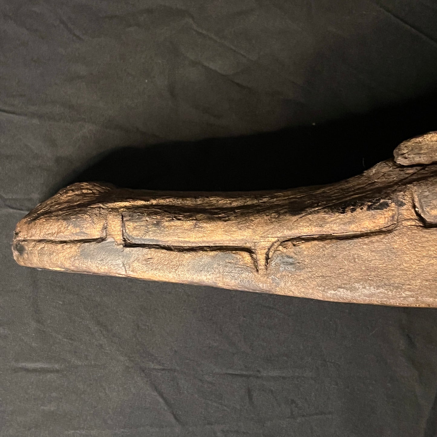 Antique Sepik River Crocodile Canoe Prow | Iatmul, Papua New Guinea | Ron Perry Provenance