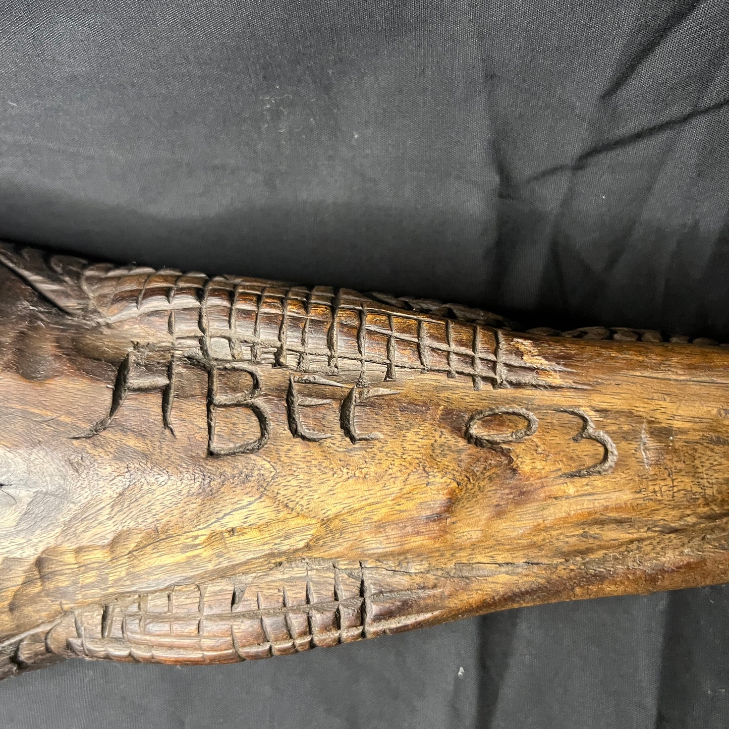 Signed Sepik River Crocodile Canoe Prow | Iatmul, Papua New Guinea | Ron Perry Provenance