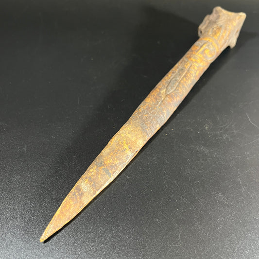 13.5" Sepik River Ancestral Cassowary Bone Dagger | Papua New Guinea