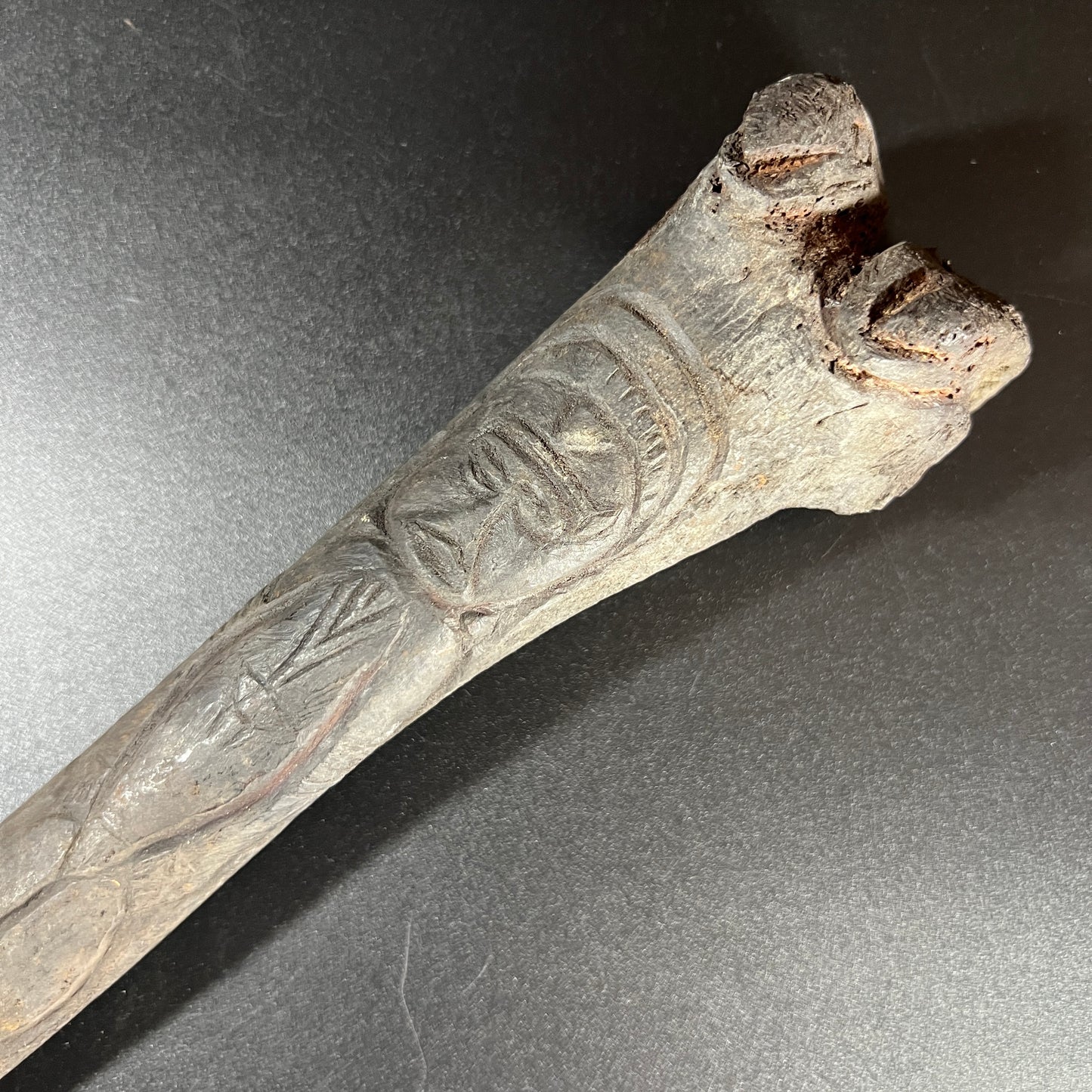 14.25" Middle Sepik River Ancestral Bone Dagger | Iatmul, Papua New Guinea | Ron Perry Provenance