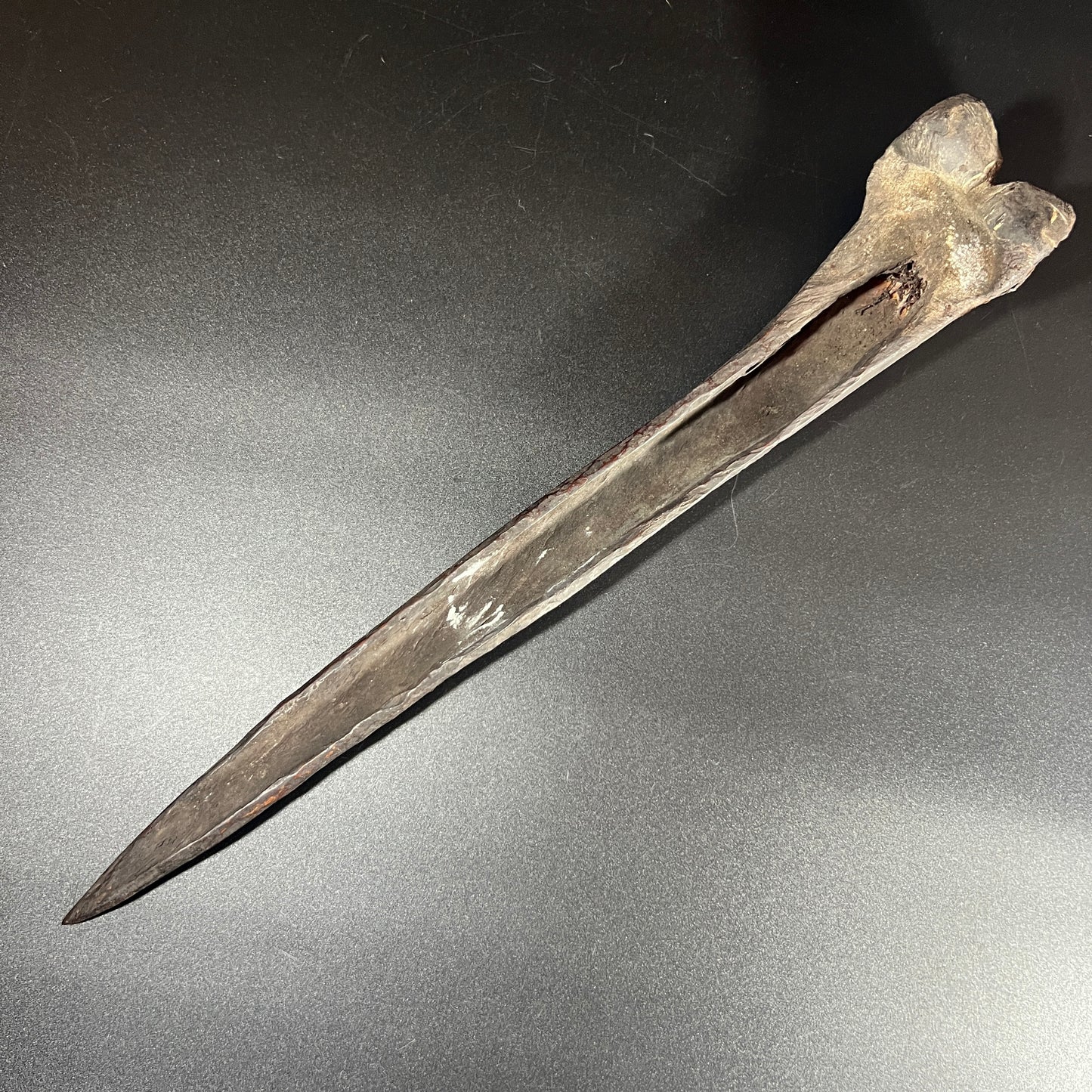 14.25" Middle Sepik River Ancestral Bone Dagger | Iatmul, Papua New Guinea | Ron Perry Provenance