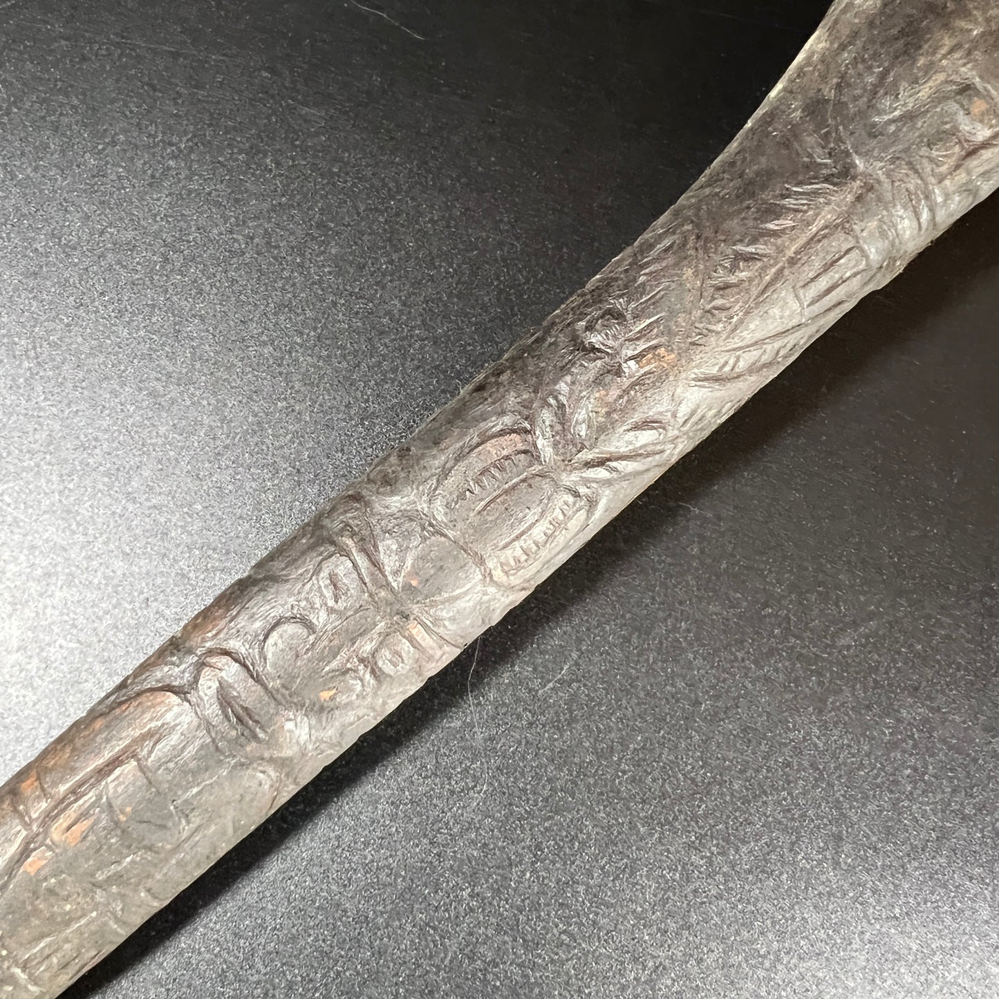 13" Long Sepik River Ancestral Cassowary Bone Dagger | Abelam / Kwanga, Papua New Guinea | Ron Perry Provenance