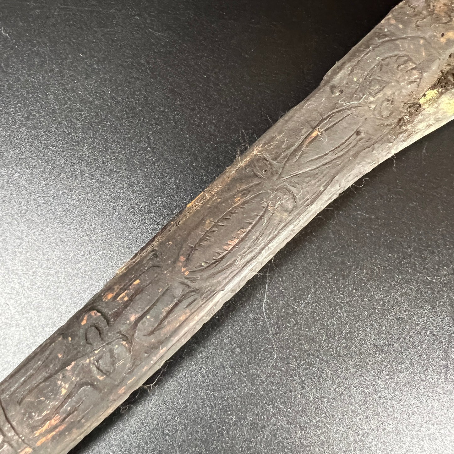13" Long Sepik River Ancestral Cassowary Bone Dagger | Abelam / Kwanga, Papua New Guinea | Ron Perry Provenance