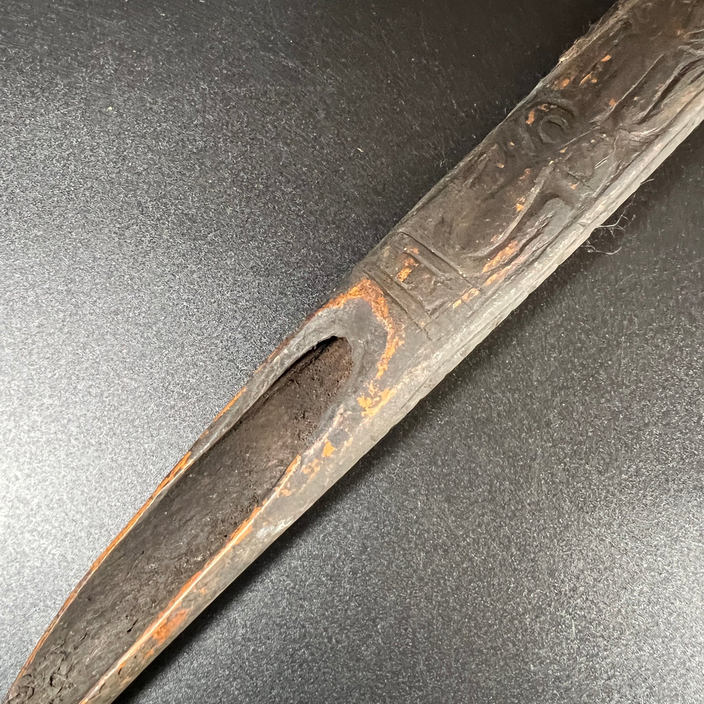 13" Long Sepik River Ancestral Cassowary Bone Dagger | Abelam / Kwanga, Papua New Guinea | Ron Perry Provenance