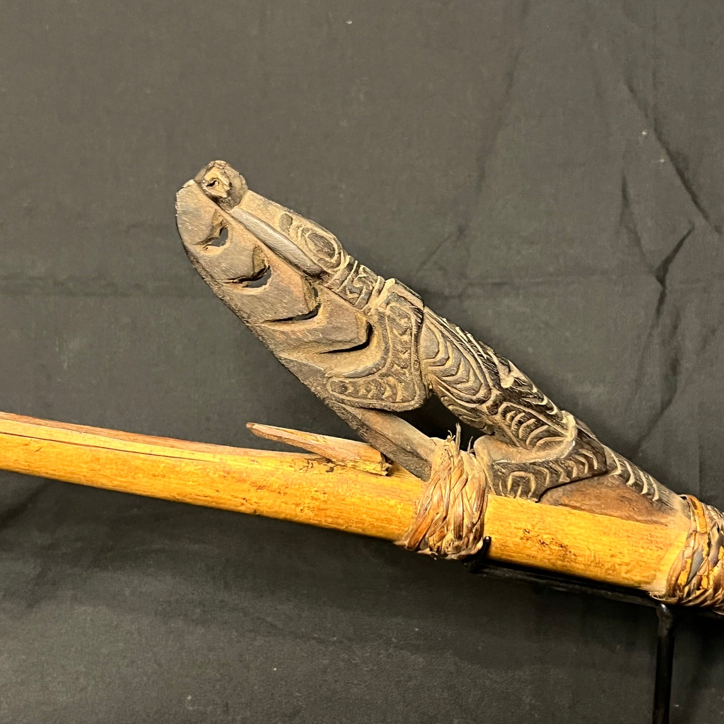 Sepik River Bamboo Spear Thrower | Wosera-Abelam / Middle Sepik, Papua New Guinea | Ron Perry Provenance
