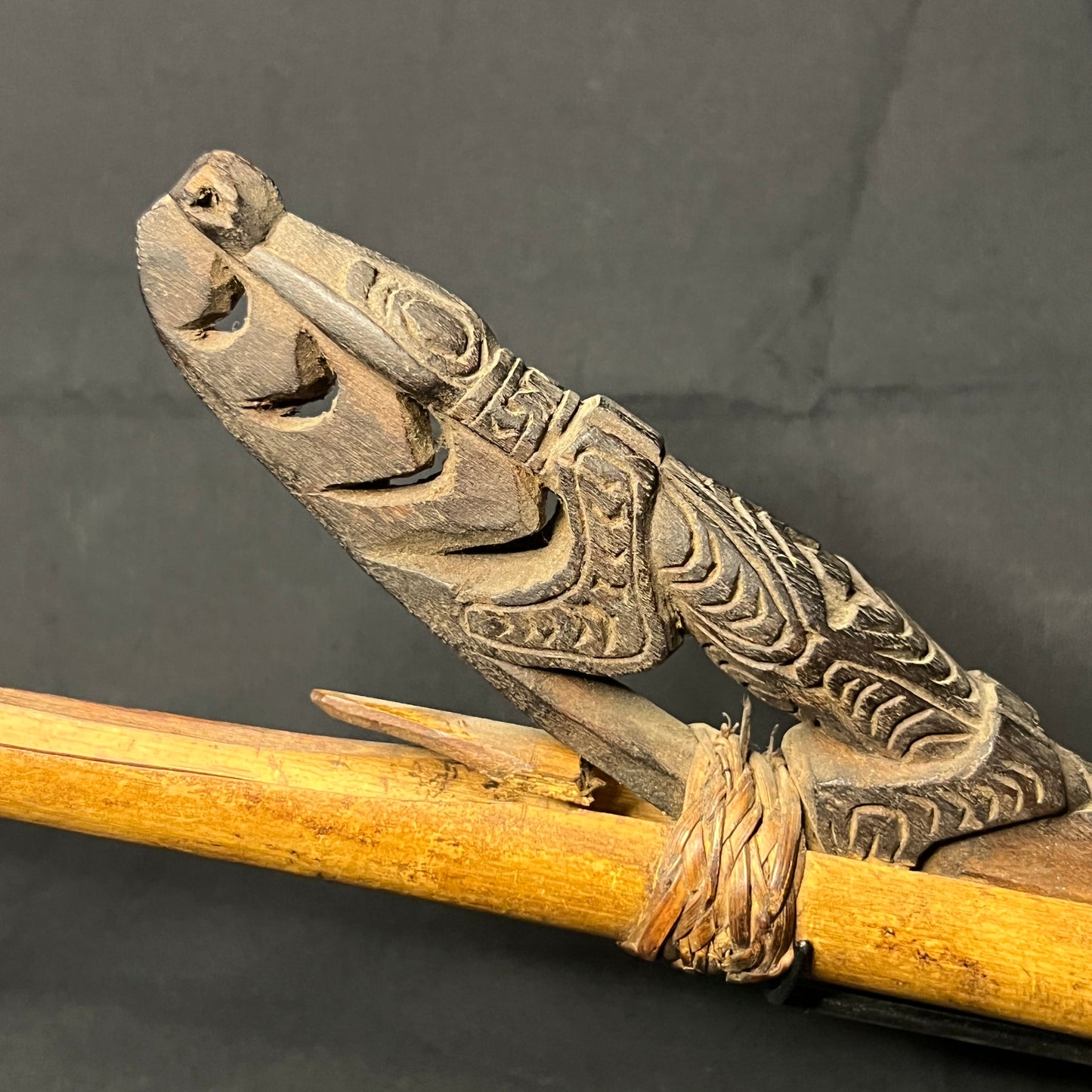 Sepik River Bamboo Spear Thrower | Wosera-Abelam / Middle Sepik, Papua New Guinea | Ron Perry Provenance
