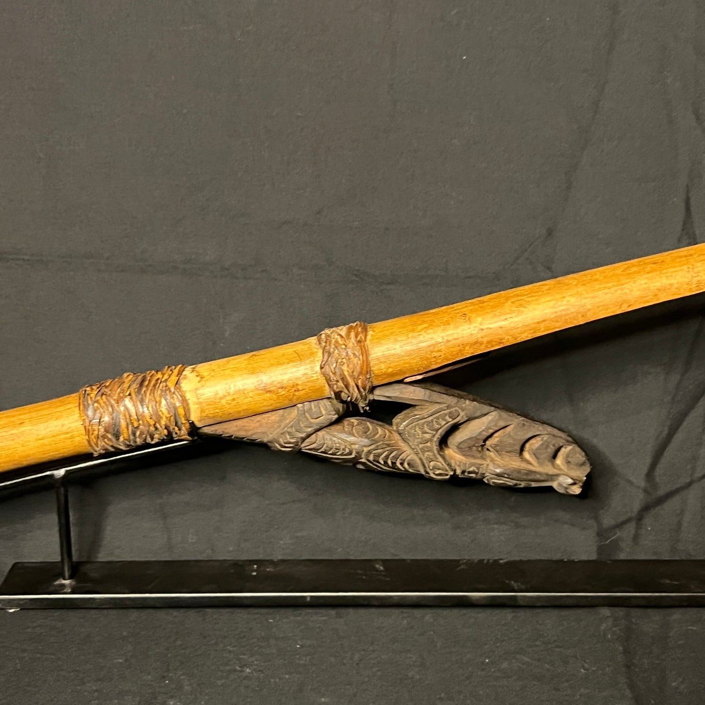 Sepik River Bamboo Spear Thrower | Wosera-Abelam / Middle Sepik, Papua New Guinea | Ron Perry Provenance