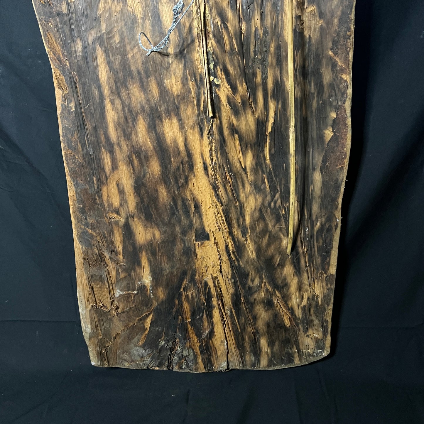 60" Papua New Guinea Kwoma Tribe Painted Sago Bark Panel (Pangal)