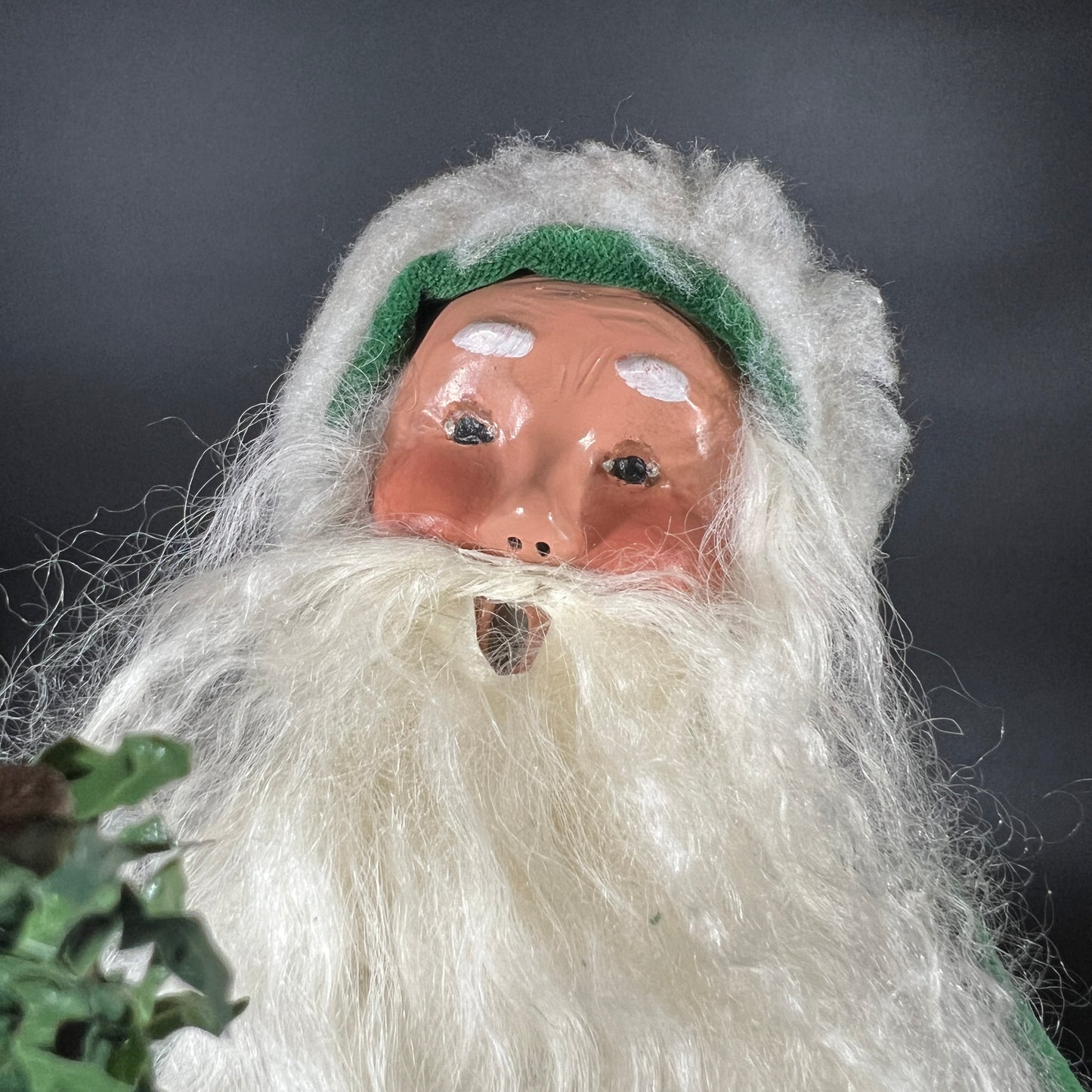 Byers Choice Doll - Santa with Staff and Lantern, Signed on Bottom