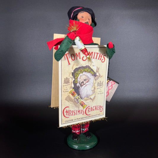 Byers Choice Doll - Tom Smith's Christmas Crackers Ad Board Man