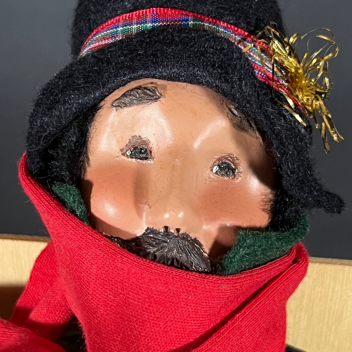 Byers Choice Doll - Tom Smith's Christmas Crackers Ad Board Man