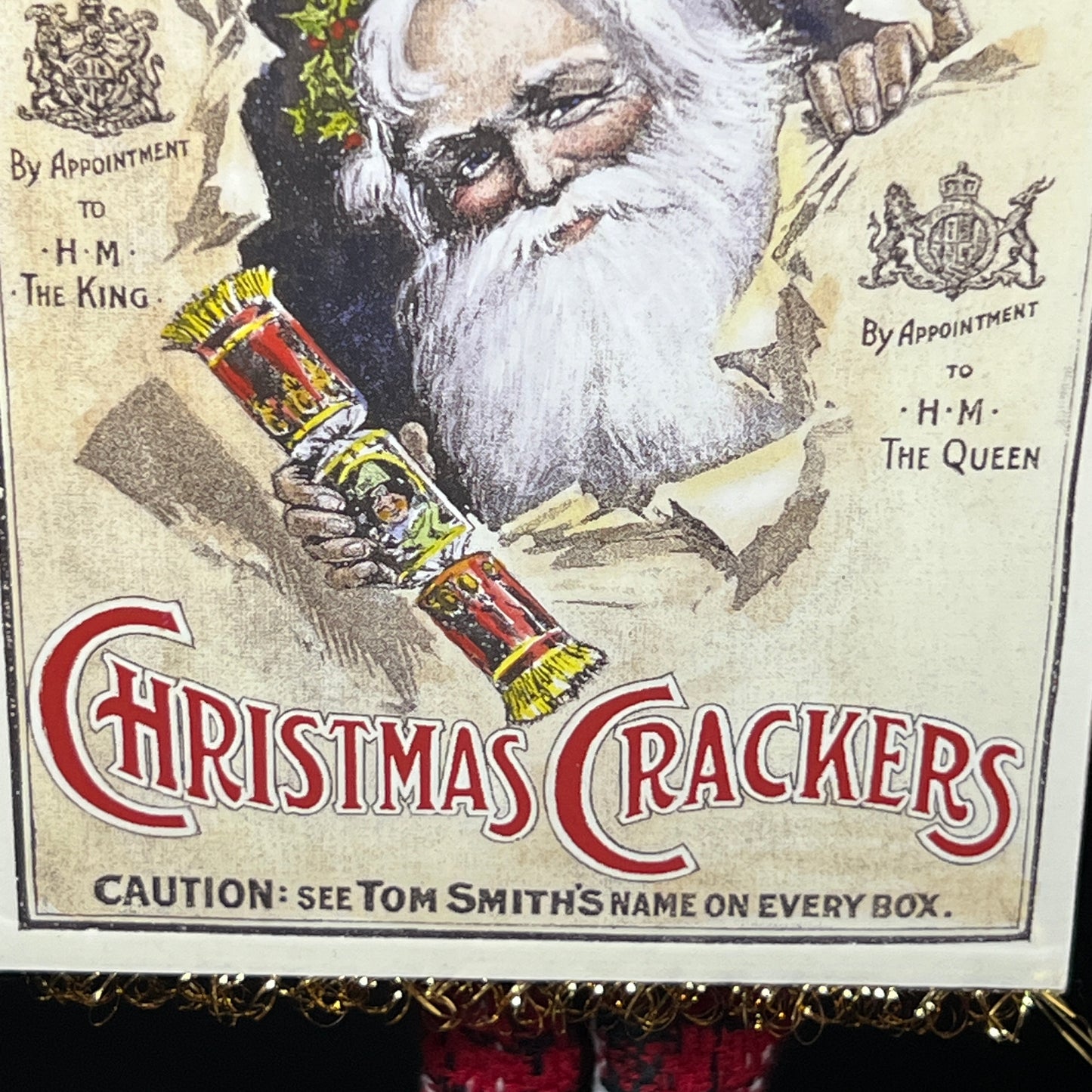 Byers Choice Doll - Tom Smith's Christmas Crackers Ad Board Man
